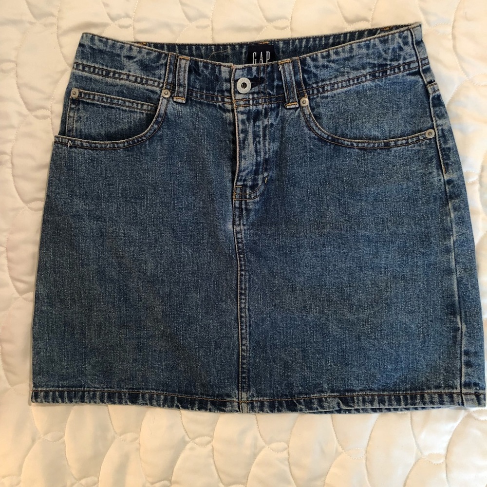 Gap denim skirt 2